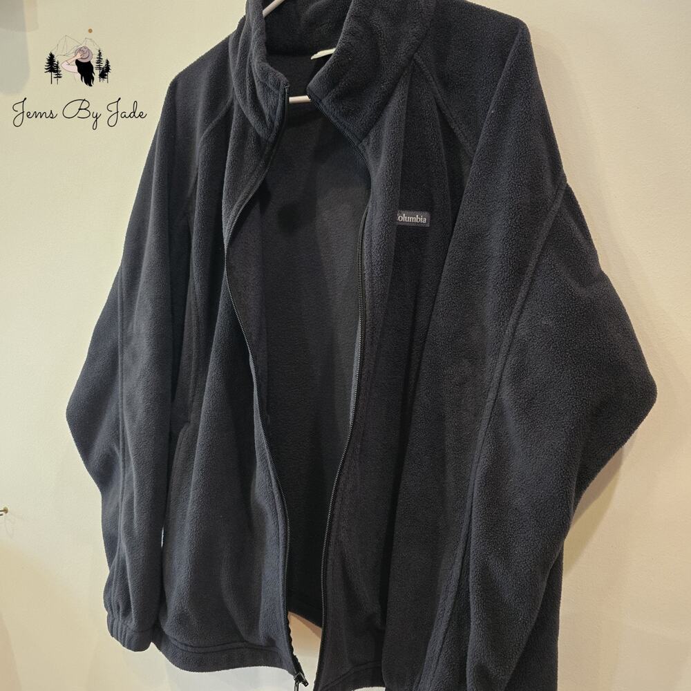 Columbia Sawyer Rapids 2.0 Fleece Jacket Women’s 3X Black Full Zip XW6578